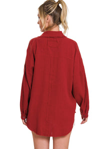 GIANETTA Raw Edge Shirt