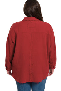 GIANETTA Raw Edge Shirt