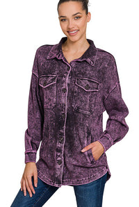 Mineral Wash 'MEGAN' Shacket