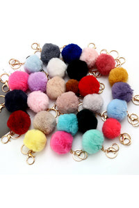 Pom Pom Keychain